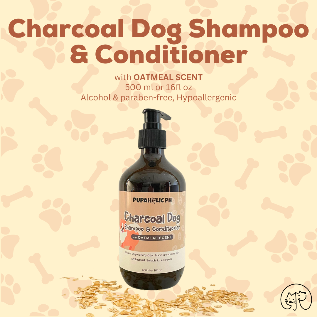 Charcoal Dog Shampoo & Conditioner with Oatmeal Scent