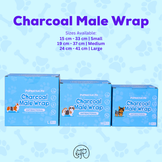 Charcoal Male Wraps 10pcs/box