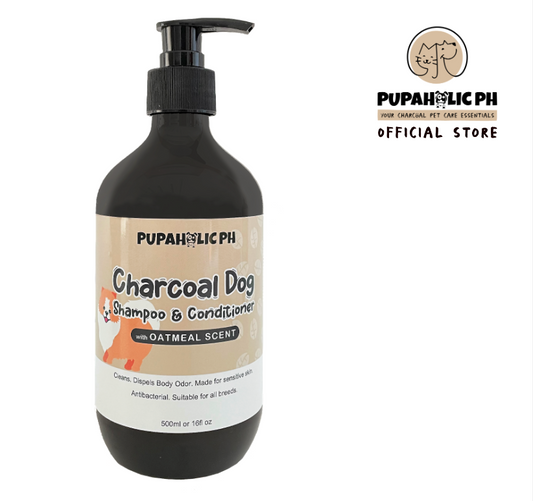 Charcoal Dog Shampoo & Conditioner with Oatmeal Scent