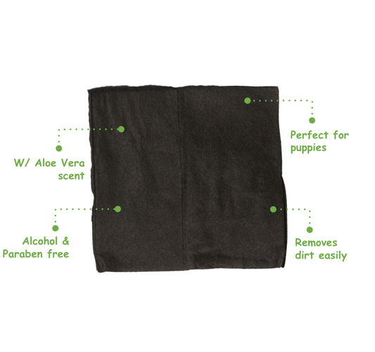 Charcoal Pet Wipes (80 sheets)