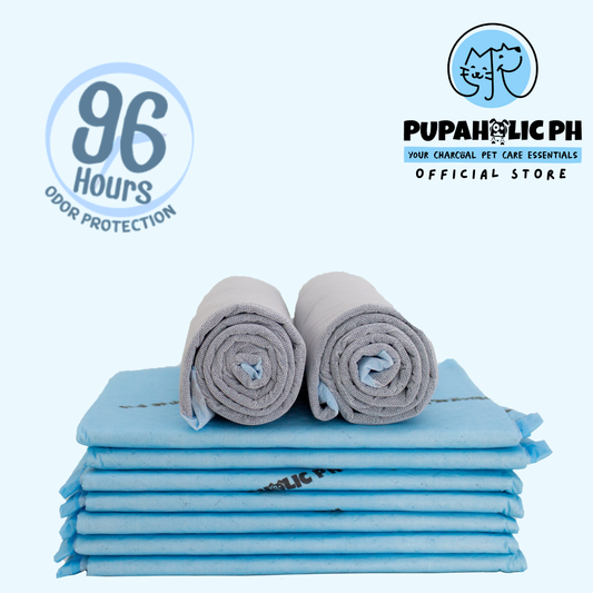 Large Charcoal Pads & Charcoal Wipes Bundle