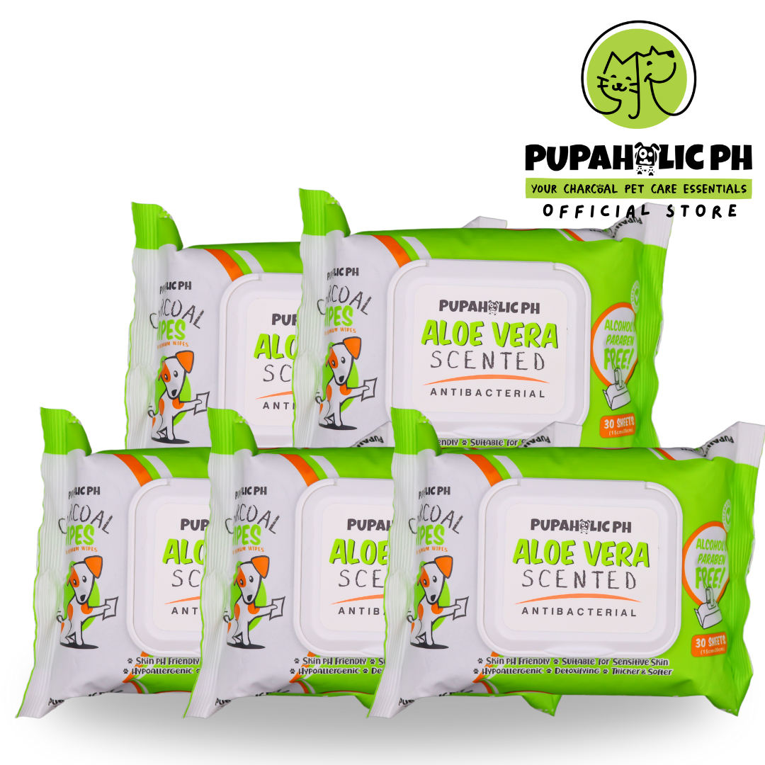 4+1 Charcoal Wipes - (30 sheets)