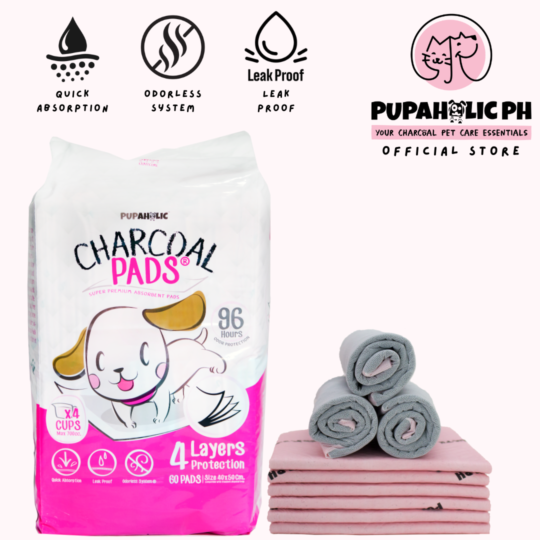Medium Charcoal Pads & Charcoal Wipes Bundle