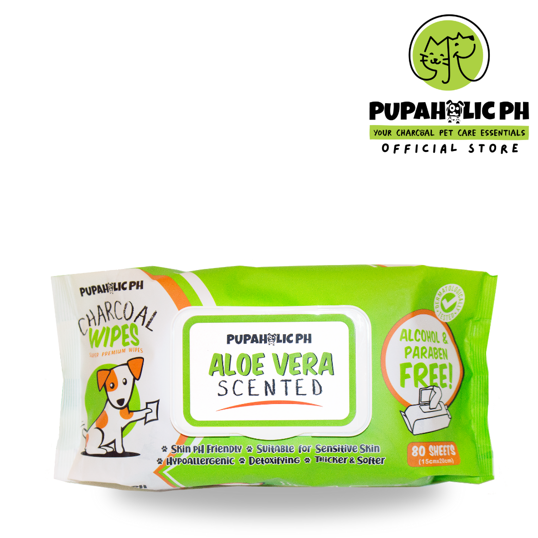 Charcoal Pet Wipes (80 sheets)