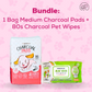 Bundle Promo: 1 Bag Pupaholic PH NEW and IMPROVED Charcoal Medium Pads + 1 Pack Pupaholic Ph Charcoal Wipes