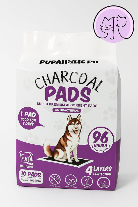 Pupaholicph Charcoa Pads XL Pads 10s