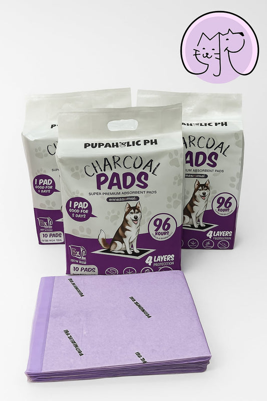Pupaholicph Charcoa Pads XL Pads 10s