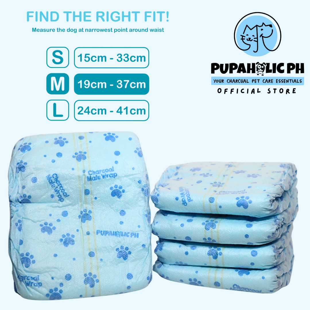 Charcoal Male Wraps 10pcs/box