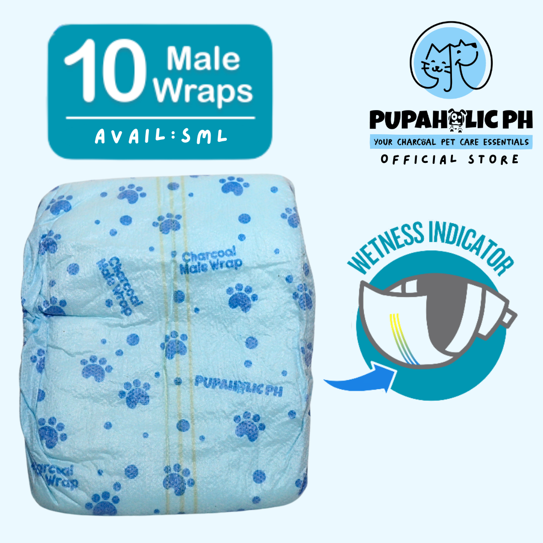 Charcoal Male Wraps 10pcs/box