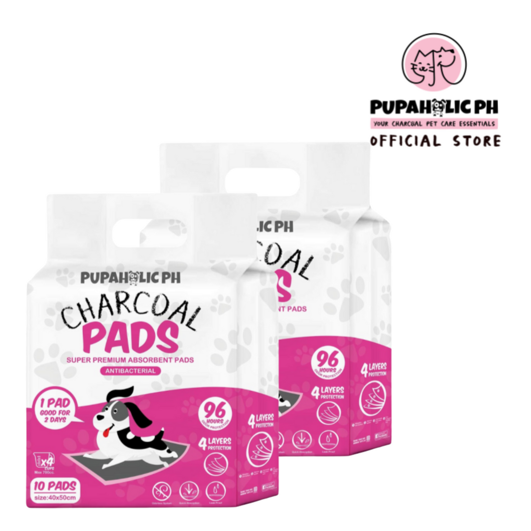 1 Pupaholic PH NEW and IMPROVED Charcoal Pads Dog Training Pee Pads 20pcs -Medium 40cm x 50cm - Good for 40 days use