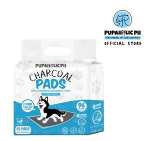 1 Pupaholic PH NEW and IMPROVED Charcoal Pads Dog Training Pee Pads 10pcs -Large 60cm x 70cm - Good for 20 days use